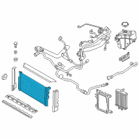 OEM 2018 BMW 330i Radiator Diagram - 17-11-8-652-497