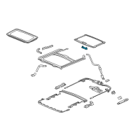 OEM Acura Handle, Sunshade (Graphite Black) Diagram - 70611-TA0-A01ZJ