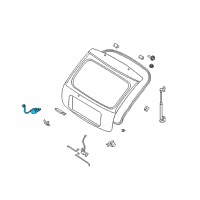 OEM 2005 Kia Rio Lock Actuator Diagram - 0K34A62350