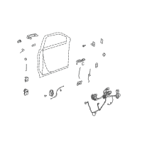 OEM 2016 Buick Enclave Lock Rod Diagram - 10383020