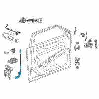 OEM 2017 Chrysler 300 Cable-Outside Handle Diagram - 68359614AC