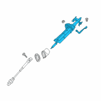 OEM BMW X4 Manually Adjust. Steering Column Diagram - 32-30-6-854-045