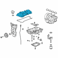 OEM Cadillac CT6 Valve Cover Diagram - 12690243