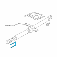 OEM 2005 Mercury Mariner U-Joint Kit U-Bolt Diagram - YL8Z-4529-AA