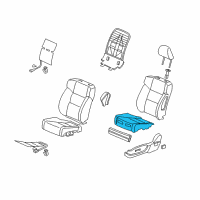 OEM Acura Pad, Left Front Seat Cushion Diagram - 81537-TL0-G41