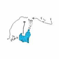 OEM 2011 Acura TSX Tank, Washer (2.5Left Front) Diagram - 76841-TL0-003