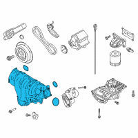 OEM 2020 Lincoln MKZ Intake Manifold Diagram - DS7Z-9424-L