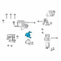 OEM 2014 Jeep Compass INSULATOR-Engine Mount Diagram - 68183993AE