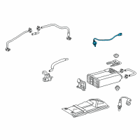 OEM 2015 Toyota Sienna Lower Oxygen Sensor Diagram - 89465-0E040