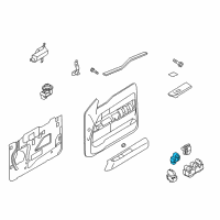 OEM 2009 Ford F-150 Window Switch Diagram - 9L3Z-14529-AC