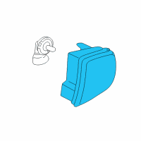 OEM 2006 Lincoln LS Fog Lamp Assembly Diagram - 3W4Z-15200-AC