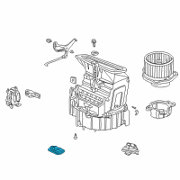 OEM 2000 Honda Accord Resistor, Blower Diagram - 79330-S84-505