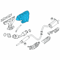 OEM 2011 Nissan Cube Cover-Exhaust Manifold Diagram - 16590-ZJ60A