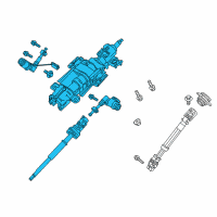 OEM 2017 Ford Expedition Column Assembly Diagram - FL1Z-3C529-X