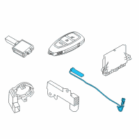 OEM Ford Escape Antitheft Module Diagram - 8M5Z-19D596-A