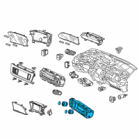 OEM 2015 Honda Civic Contl Ass*NH587L* Diagram - 79600-TT1-A41ZA