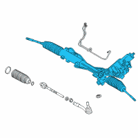 OEM 2012 BMW 750i xDrive Exchange Hydro Steering Gear Servotronic Diagram - 32-10-6-795-222