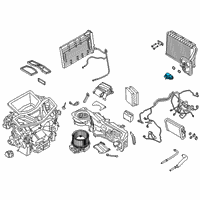 OEM BMW X5 ELECTRIC EXPANSION VALVE Diagram - 64-11-9-496-916