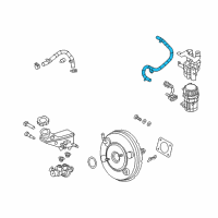 OEM 2019 Hyundai Elantra GT Hose Assembly-Brake Booster Vacuum Diagram - 59130-F2800