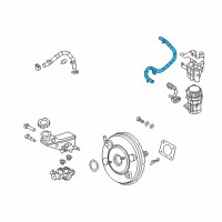 OEM 2018 Hyundai Elantra GT Hose Assembly-Brake Booster Vacuum Diagram - 59130-F2800