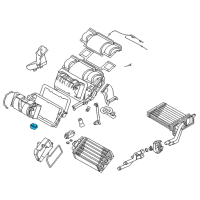 OEM 1999 BMW M3 Actuator For Fresh Air Flap Diagram - 64-11-6-908-979