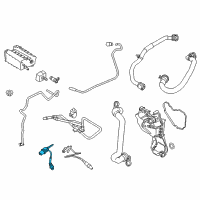 OEM 2017 Ford Fiesta Upper Oxygen Sensor Diagram - C1BZ-9F472-B