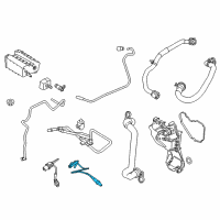 OEM 2017 Ford Fiesta Lower Oxygen Sensor Diagram - CV6Z-9G444-D