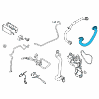 OEM 2018 Ford Fiesta Hose Diagram - C1BZ-6A664-D