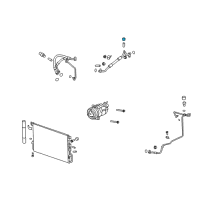 OEM GMC Rear Pressure Hose Cap Diagram - 22761847