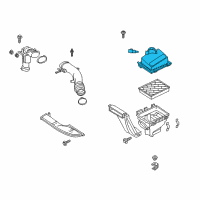 OEM 2018 Ford Fusion Upper Cover Diagram - HS7Z-9661-C