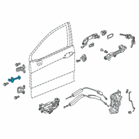 OEM 2019 Honda Clarity Checker Complete, Front Diagram - 72340-TRT-A01