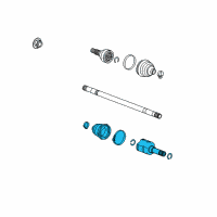 OEM 2010 Cadillac SRX Inner Joint Diagram - 20894138