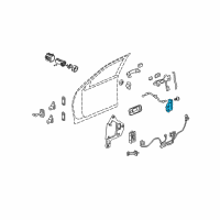 OEM 2005 Cadillac STS Lock Diagram - 19210214