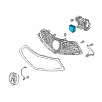 OEM 2020 Acura RDX SET MILLIWAVE RADAR Diagram - 36803-TJC-A03