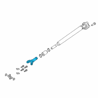 OEM 2021 Ford F-250 Super Duty Slip Yoke Diagram - 5C3Z-4841-BA