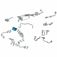 OEM Lexus RX450h Valve Assembly, EGR W/MO Diagram - 25620-31080