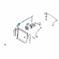 OEM 2006 Nissan Armada Pipe Front Cooler High Diagram - 92440-ZW05A