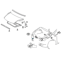 OEM 2004 Lexus SC430 Bolt, W/Washer Diagram - 90119-06543