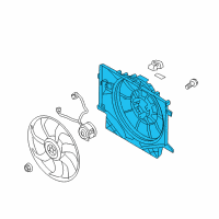 OEM Hyundai SHROUD-Radiator Diagram - 25350-2M000