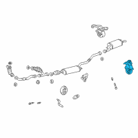 OEM Toyota Bracket Diagram - 17509-20040