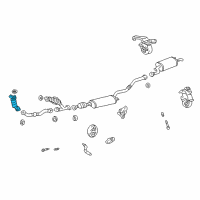 OEM 2000 Lexus RX300 Catalytic Converter Assembly Diagram - 18450-20110