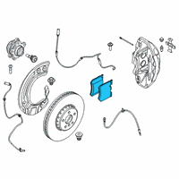 OEM 2021 BMW X4 REPAIR KIT, BRAKE PADS, FRON Diagram - 34-10-8-064-561