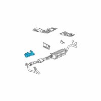 OEM 1999 Chevrolet Astro Engine Exhaust Manifold Assembly Diagram - 12552325