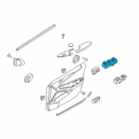 OEM 2013 Hyundai Sonata Power Window Main Switch Assembly Diagram - 93570-3S000-RAS