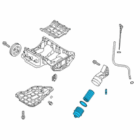 OEM 2020 Kia Telluride Complete Assembly-Oil Filter Diagram - 263003LAA0