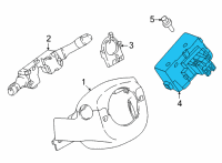 OEM 2022 Nissan Sentra Lock Steering Diagram - 48700-00Q0L