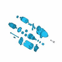 OEM 2009 Kia Rondo REMAN Starter Diagram - 3610025020RU