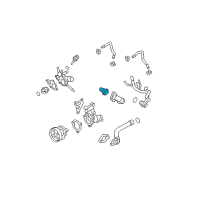 OEM 2004 Nissan Altima Thermostat Assembly Diagram - 21200-EA000