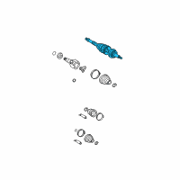 OEM Toyota MR2 Spyder Outer Joint Assembly Diagram - 43460-19776