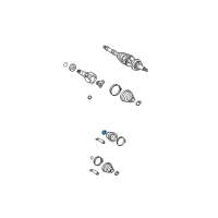 OEM Toyota RAV4 Clamp Diagram - 42345-20100